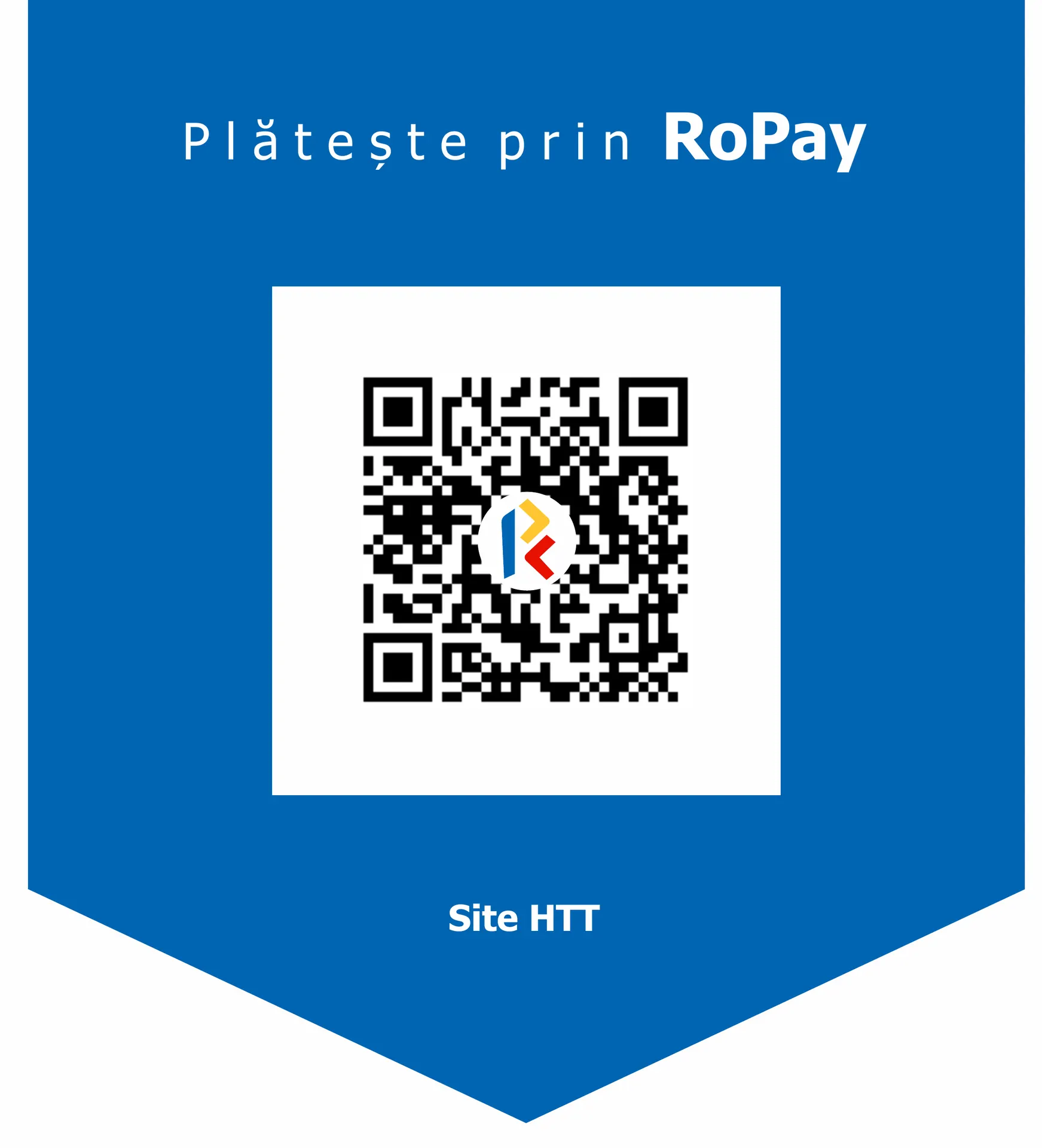 Cod QR RoPay pentru o donație de 50 de lei